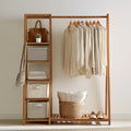 Stand appendiabiti in legno, colore legno naturale